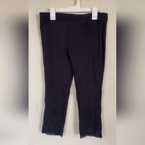 Miley Cyrus & Max Azria Black Leggings Large